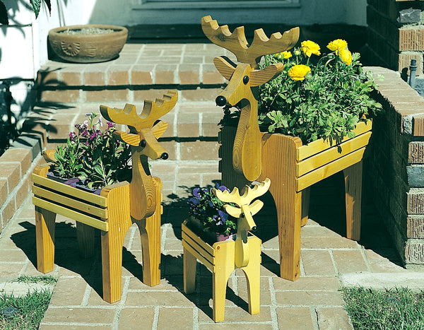 Deer Planter Trio