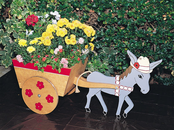 Donkey Cart Planter